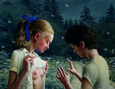 Artwork Title: First Love On The Edge Of A Deep Dark Forest