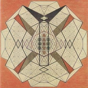 Artwork Title: Untitled Drawing on Graph Paper