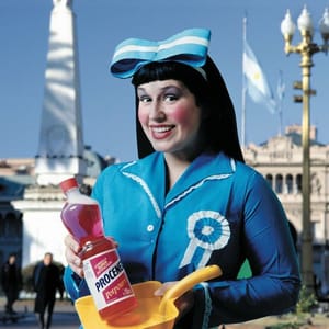 Artwork Title: Plaza De Mayo, Buenos Aires, Pop Latino Series
