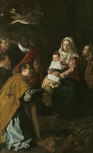 Artwork Title: Adoración De Los Reyes