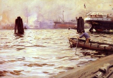 Artwork Title: Hamburgs Hamn
