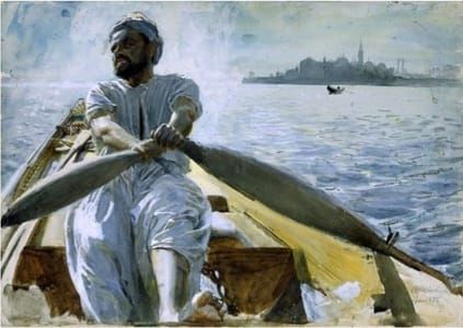 Artwork Title: Caique Oarsman