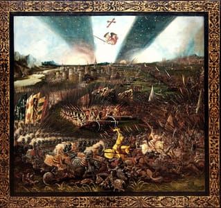 Artwork Title: Victory of Charlemagne over the Avars near Regensburg