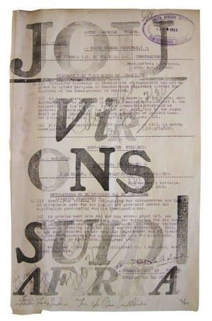 Artwork Title: Jou Vir Ons Suid Afrika