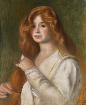 Artwork Title: Girl Combing Her Hair