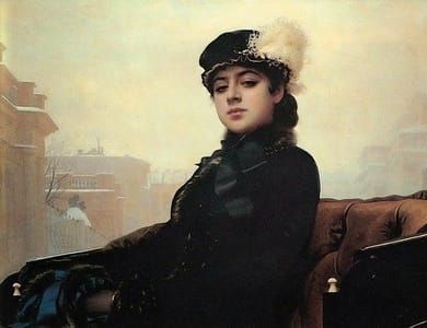 Artwork Title: Portrait of an Unknown Woman / Stranger