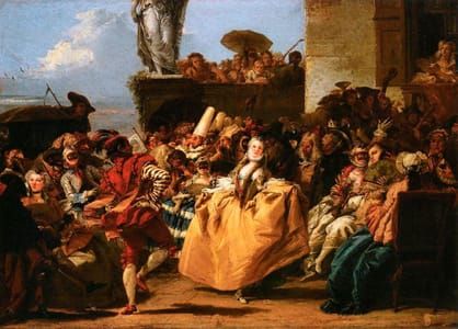 Artwork Title: Carnival Scene (The Minuet)