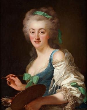 Artwork Title: The Artist Anne Vallayer-Coster
