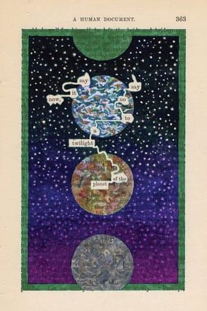 Artwork Title: Page 363, A Humument: Twilight of the Planet