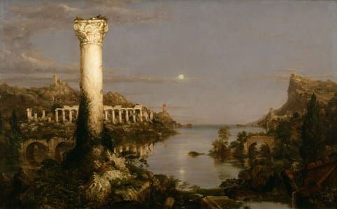 Artwork Title: The Course of Empire — Desolation