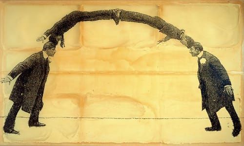 Artwork Title: Menschenbrücke