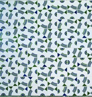 Artwork Title: Painel De Azulejos, Instituto De Artes Da Universidade De Brasília