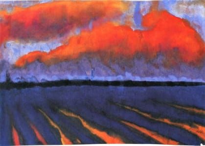 Artwork Title: Evening Landscape North Frisia