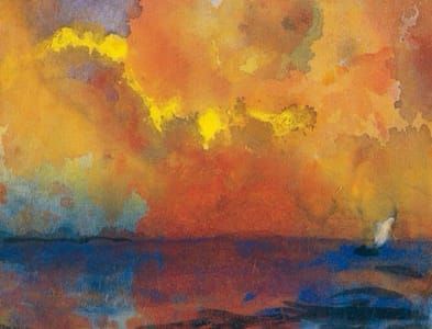 Artwork Title: Meer in Abendlicht
