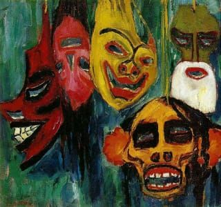 Artwork Title: Mask Still Life Iii