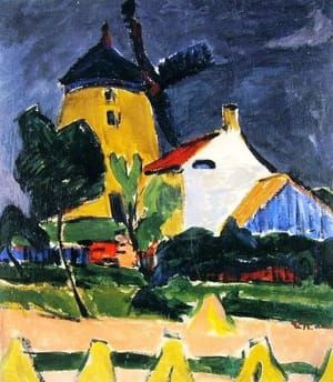 Artwork Title: The windmill at Moritzburg