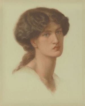 Artwork Title: Portrait of Jane Morris