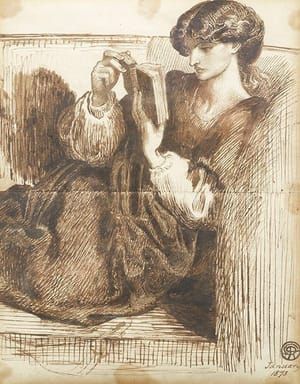 Artwork Title: Portrait of Jane Morris