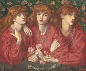 Artwork Title: Rosa Triplex: A triple portrait of May Morris