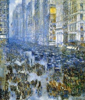 Artwork Title: Fifth Avenue In Winter