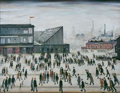Artwork Title: Going To The Match