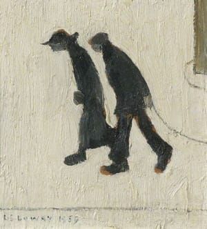 Artwork Title: Couple Crossing the Road