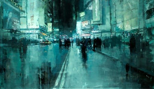 Artwork Title: 7th Avenue Night