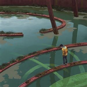 Artwork Title: Flooded Clockwork