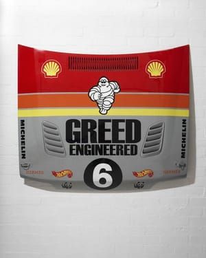 Artwork Title: Death Spray Custom Greed Engineered 6, Bonnet