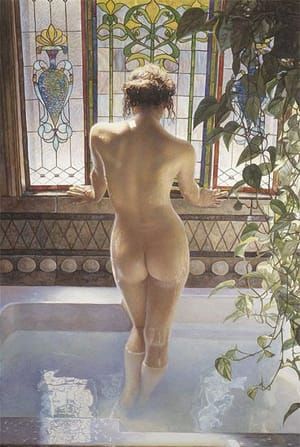Artwork Title: Morning Bath