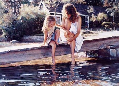 Artwork Title: Touching The Surface