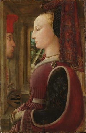 Artwork Title: Portrait of a Man and Woman at a Casement