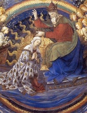 Artwork Title: Coronation of the Virgin (Detail