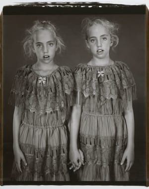 Artwork Title: Heather and Kelsey Dietrick, 7 years old, Kelsey older by 66 minutes