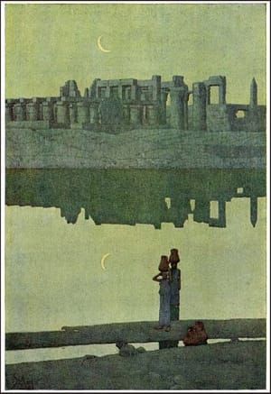 Artwork Title: Egypt Lake Karnak