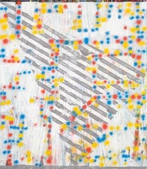 Artwork Title: Red Yellow & Blueprint
