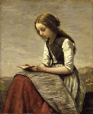 Artwork Title: Girl Reading