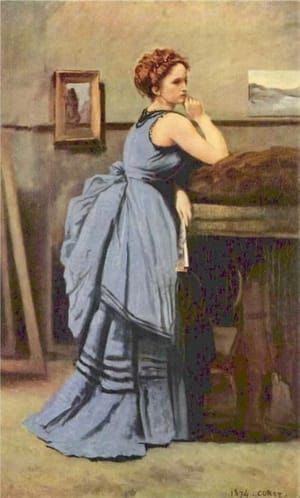 Artwork Title: The Woman In Blue