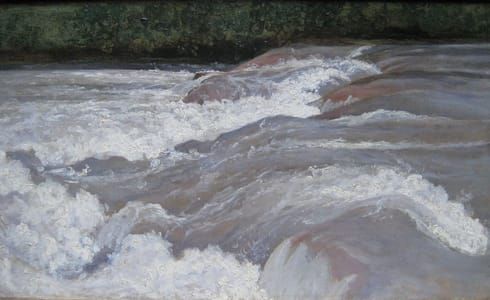 Artwork Title: Vélino above the cascade of Terni