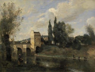 Artwork Title: The bridge at Mantes