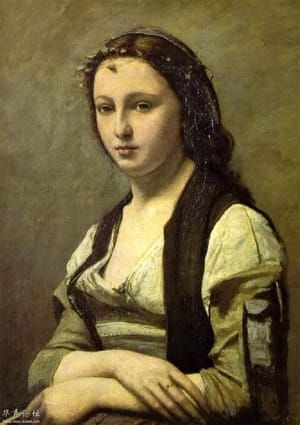Artwork Title: The Woman with a Pearl