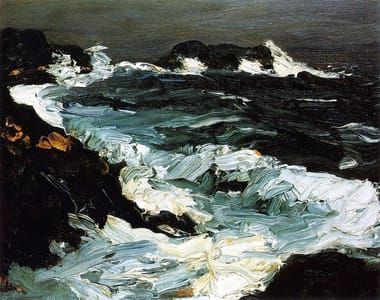 Artwork Title: Rough Sea near Lobster Point