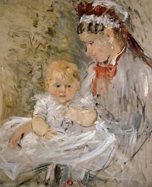 Artwork Title: Julie with her Nurse