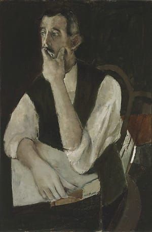 Artwork Title: Man Contemplating
