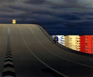 Artwork Title: Approach to a City
