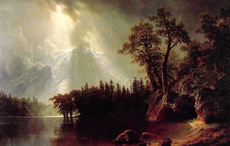 Artwork Title: Passing Storm over the Sierra Nevada