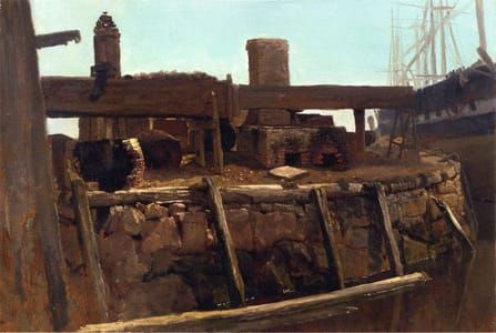 Artwork Title: Wharf Scene