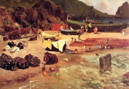 Artwork Title: Fishing Boats at Capri