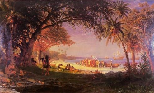 Artwork Title: The Landing of Columbus