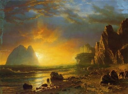 Artwork Title: Sunset on the Coast
